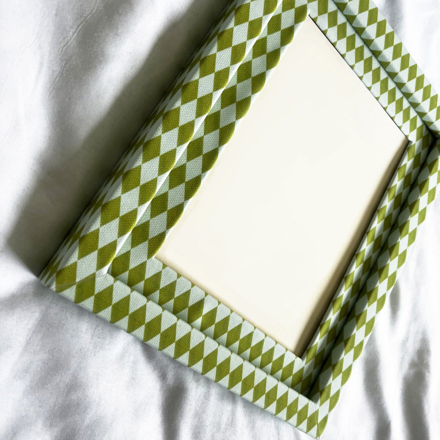 Chartreuse & Frost Harlequin Frame