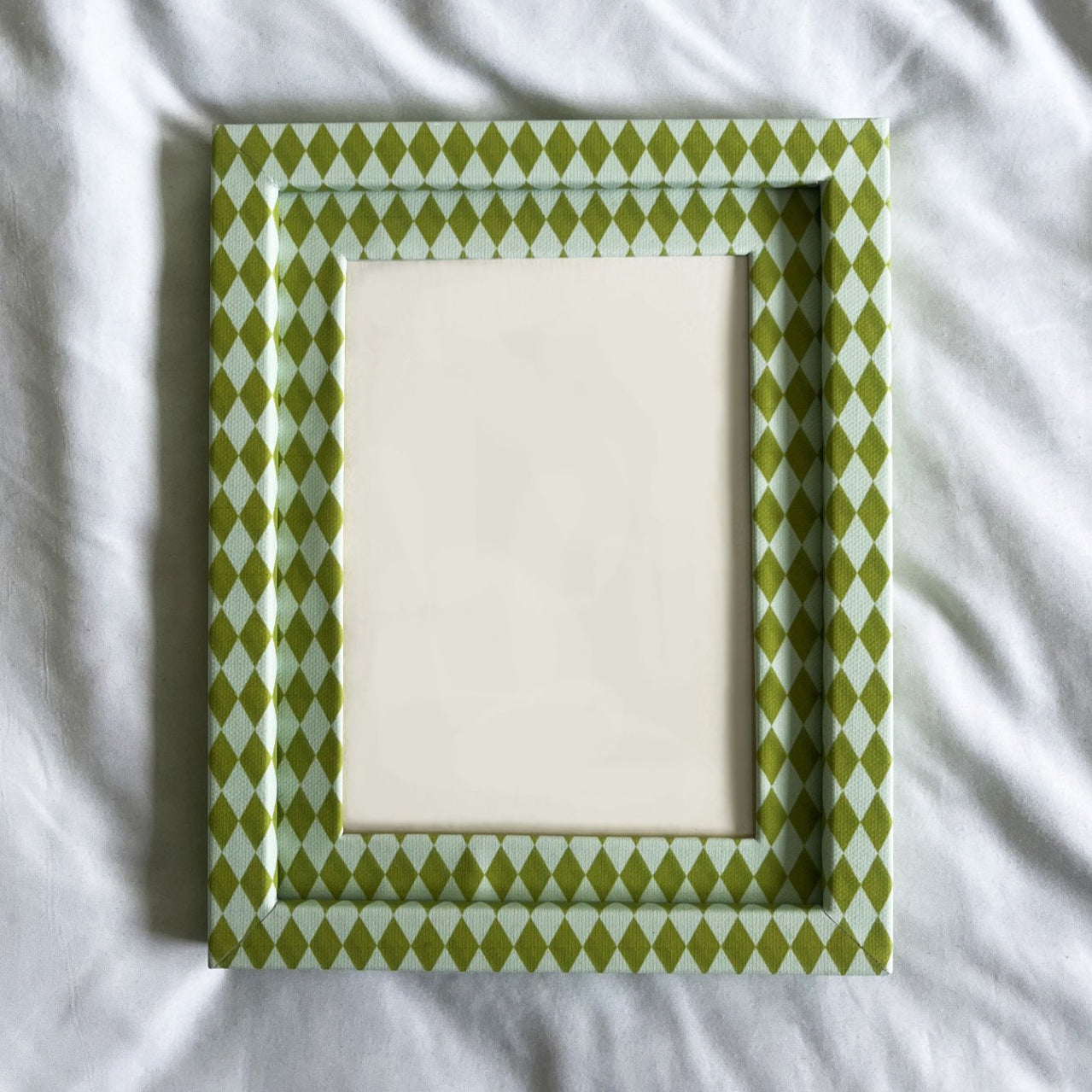 Chartreuse & Frost Harlequin Frame